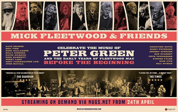 Mick Fleetwood & Friends - L'incredibile evento All Star in streaming on demand dal 24 aprile 2021